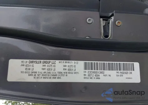 2014 Dodge Charger Se from USA, damaged, VIN 2C3CDXBG6EH130652